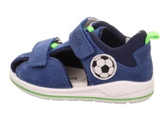 Superfit Boomerang sandal blue with football  